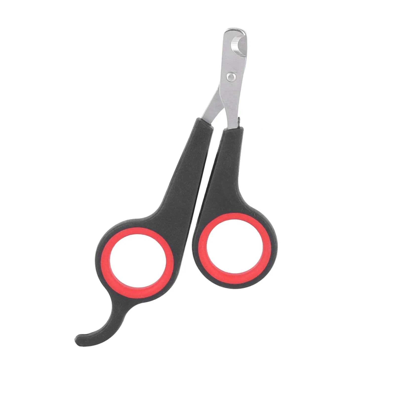Coupe-ongles pour oiseaux, finition noir et rouge