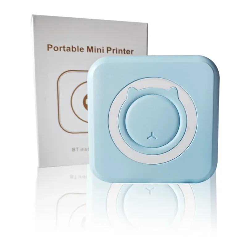 Mini-imprimante thermique portable sans fil Bluetooth 203 dpi, impression de photos, d'étiquettes et de mémos, compatible USB 11