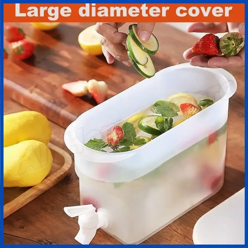 Carafe à eau froide avec robinet 3,5 L pour réfrigérateur et cuisine 2