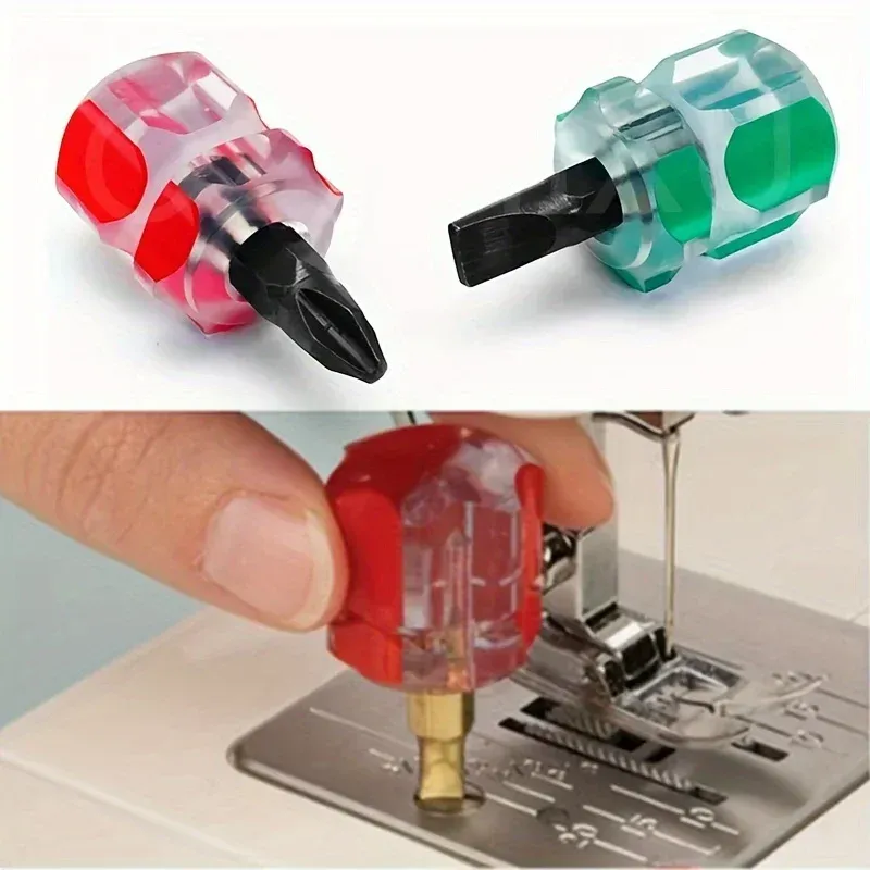 Jeu de tournevis pour mini machine à coudre, en situation