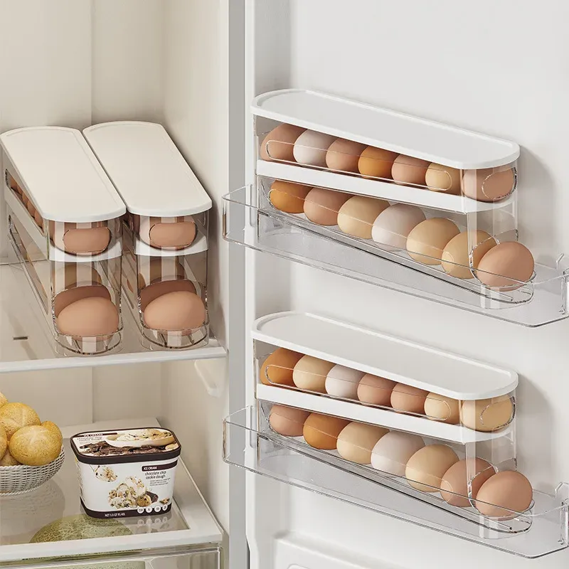 Organisateur d'œufs pour réfrigérateur, ergonomie
