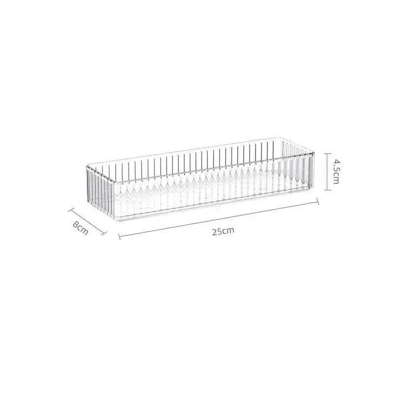 Boîte de Rangement Transparente en Plastique pour Bijoux et Maquillage 15