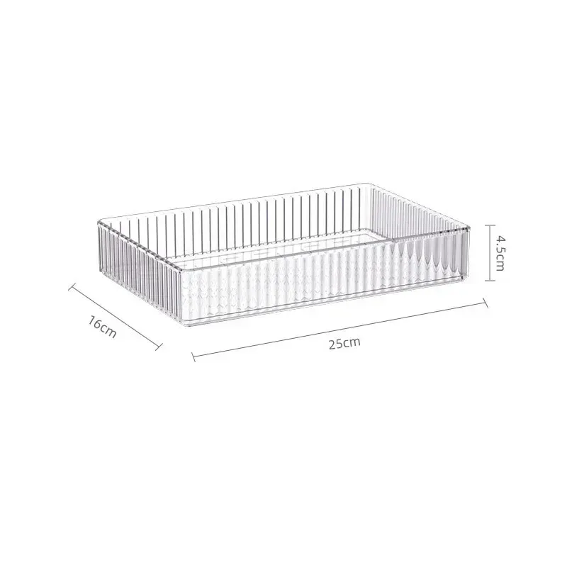 Boîte de Rangement Transparente en Plastique pour Bijoux et Maquillage 16