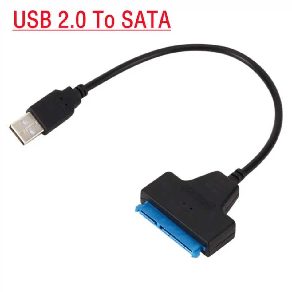 Câble adaptateur SATA III vers USB 3.0 / 2.0 pour disque dur et SSD 2,5 pouces, jusqu'à 6 Gbps 7