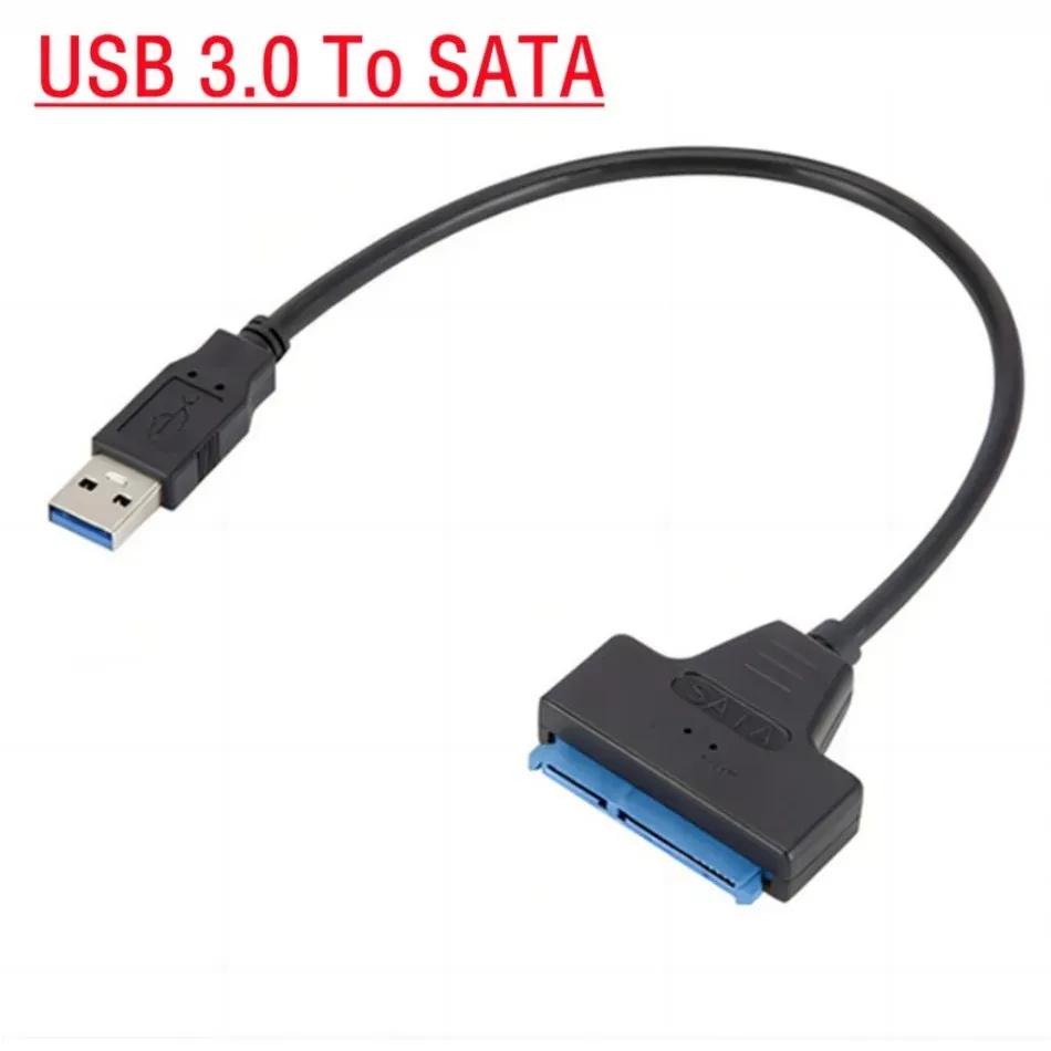 Câble adaptateur SATA III vers USB 3.0 / 2.0 pour disque dur et SSD 2,5 pouces, jusqu'à 6 Gbps 8