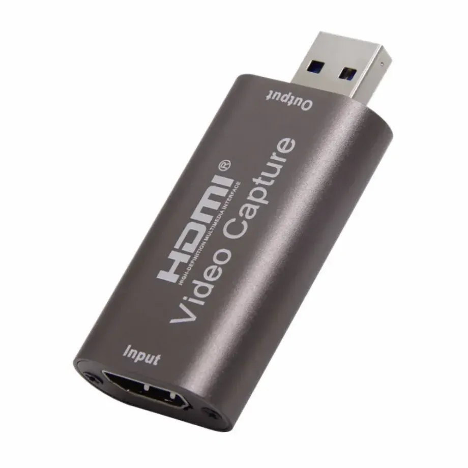 Carte de capture vidéo USB 2.0 1080p, boîtier de capture HDMI pour caméra et DVD, enregistrement sur PC et streaming en direct pour PS4 8