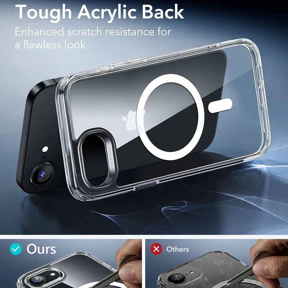 Étui de luxe pour iPhone 17E et 16E, ambiance lifestyle