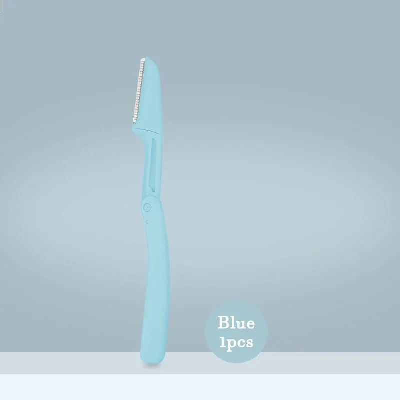 Rasoir visage pour femme avec couteau à sourcils, lames de rechange, ciseaux et outils de beauté professionnels 8