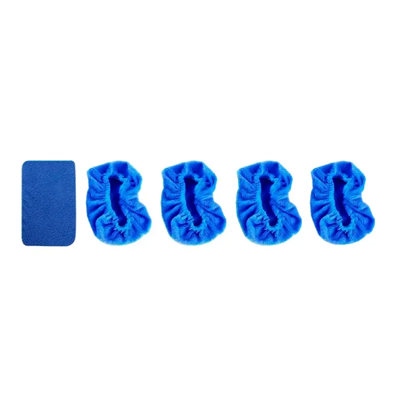 Chiffons de remplacement en microfibre pour brosse de nettoyage, lot de 5, lavables et réutilisables, pour pare-brise, vitres et aquariums 7