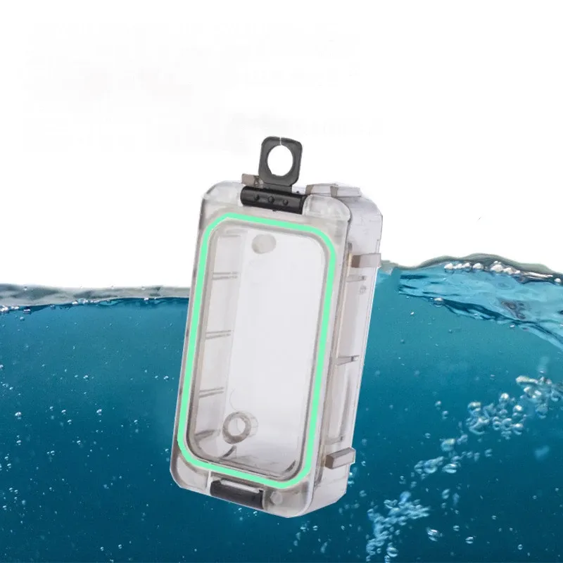 Boîte de rangement étanche et scellée pour accessoires de pêche, leurres et petits outils, avec compartiments modulables, format mini 4