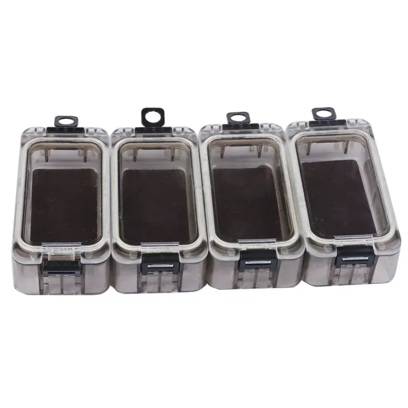 Boîte de rangement étanche et scellée pour accessoires de pêche, leurres et petits outils, avec compartiments modulables, format mini 6