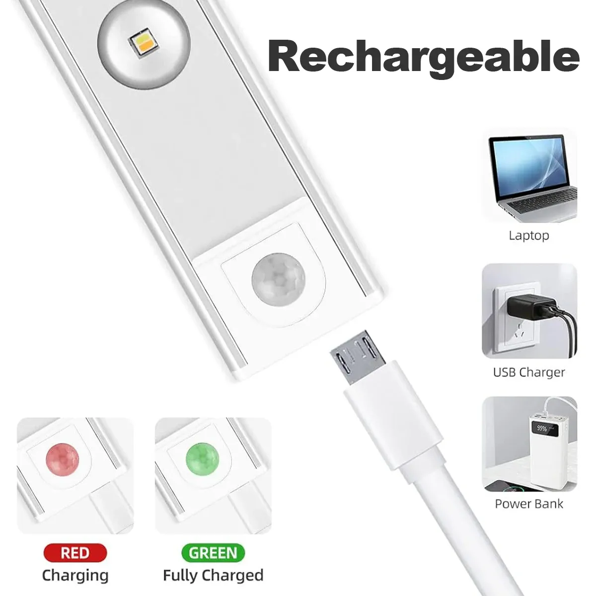 Ruban LED au chevet du lit pendant la nuit