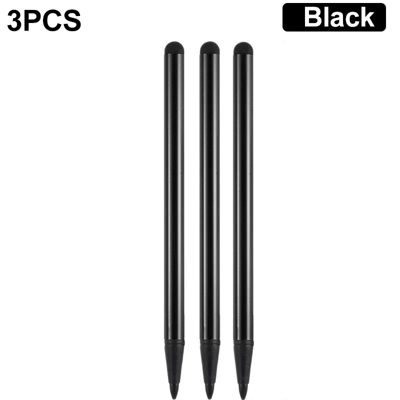 Stylet universel 2 en 1 pour tablette et smartphone, stylet capacitif et résistif compatible iPhone, iPad, Android et tous écrans tactiles, pointe en caoutchouc 12