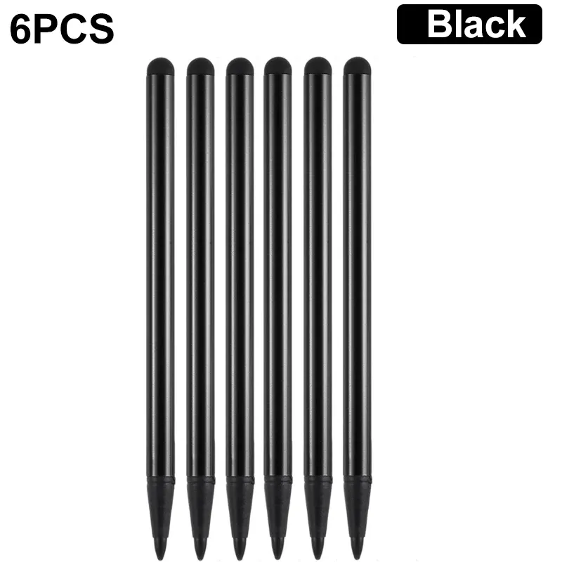 Stylet universel 2 en 1 pour tablette et smartphone, stylet capacitif et résistif compatible iPhone, iPad, Android et tous écrans tactiles, pointe en caoutchouc 16