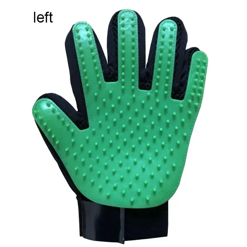 Gant de toilettage pour chien et chat, brosse de massage anti-poils 15