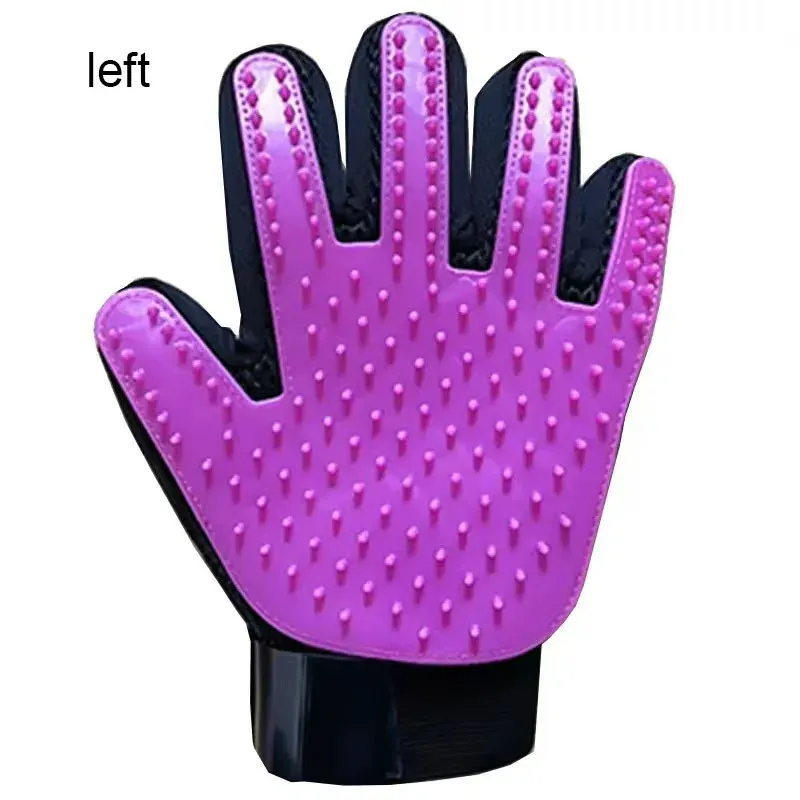Gant de toilettage pour chien et chat, brosse de massage anti-poils 13