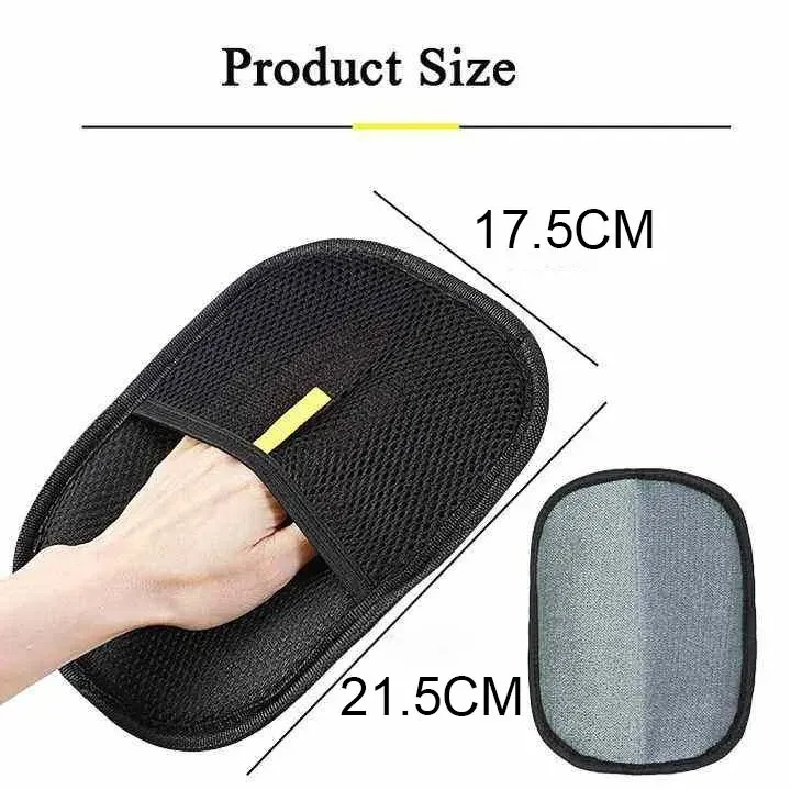 Gant de toilettage pour chien et chat, brosse de massage anti-poils 7