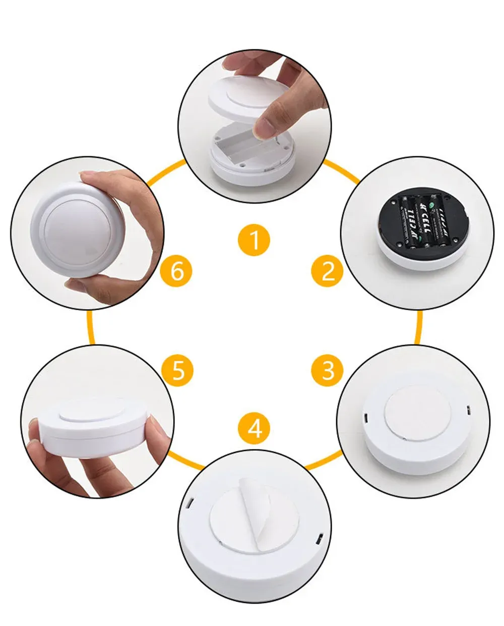 Installation simple de la lampe LED