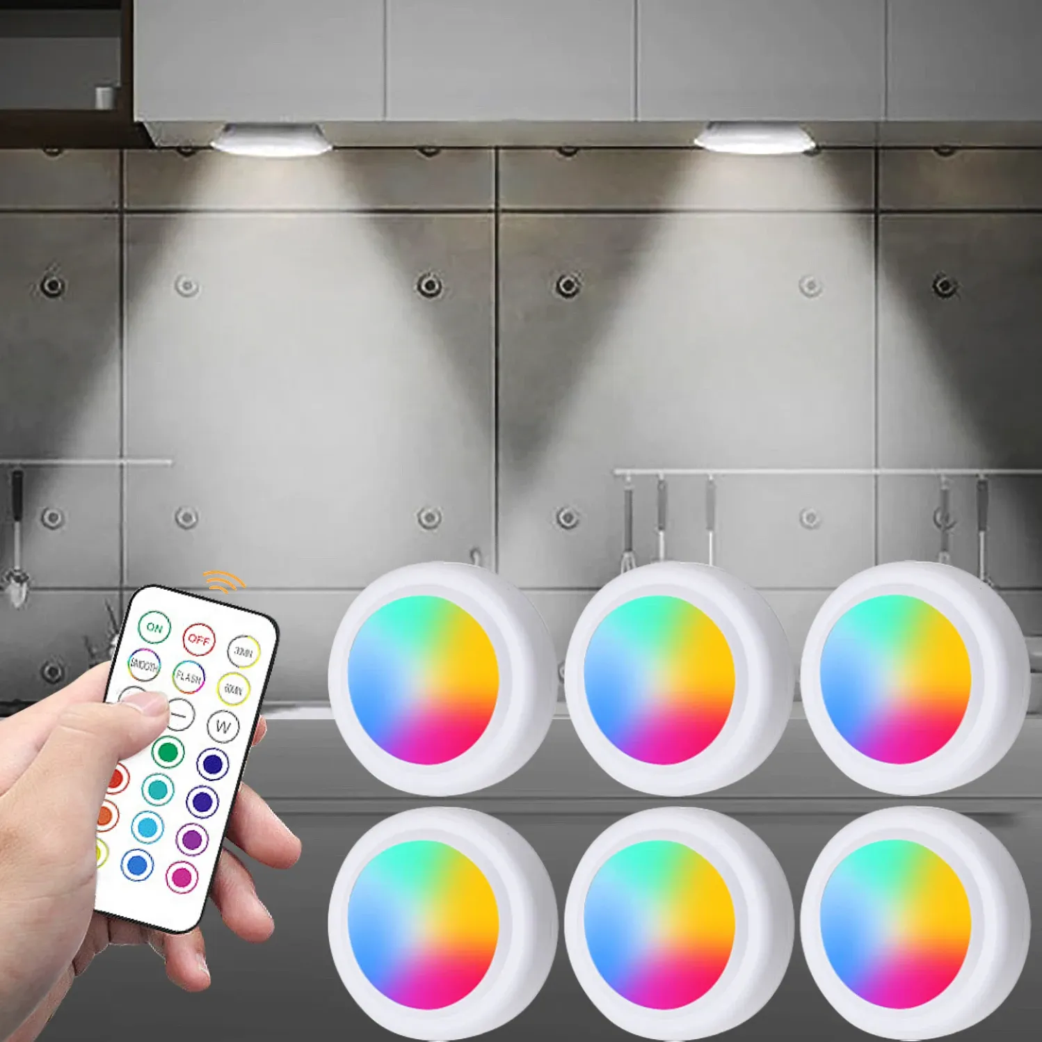 Lumières LED sous-meuble en ambiance