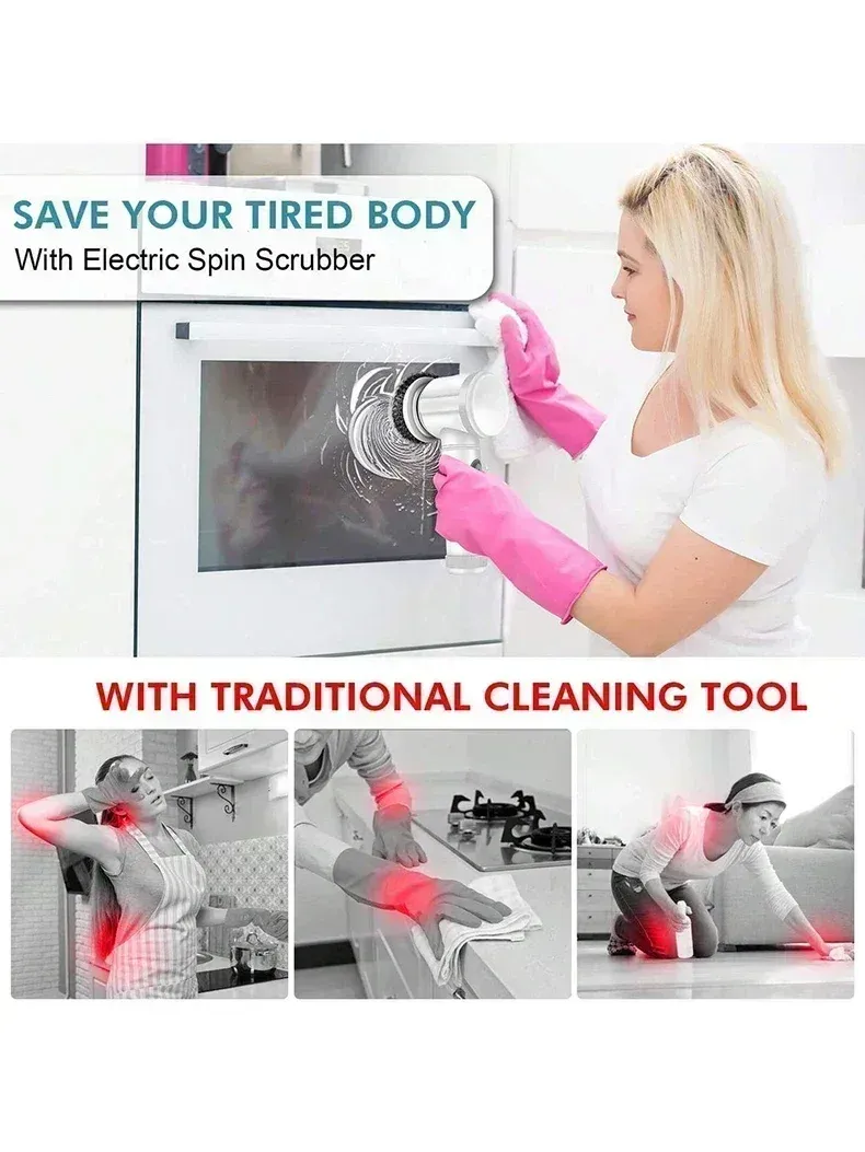 Utilisation de la brosse dans la salle de bain