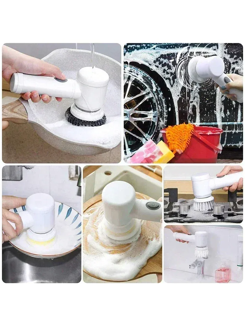 Brosse de nettoyage électrique, détail du design