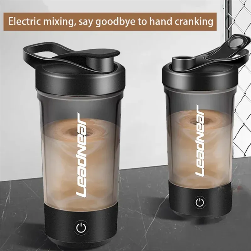 Mélangeur électrique portable, shaker rechargeable par USB, shaker de sport haute puissance pour milkshakes et café, idéal pour le fitness en plein air, 2026 2