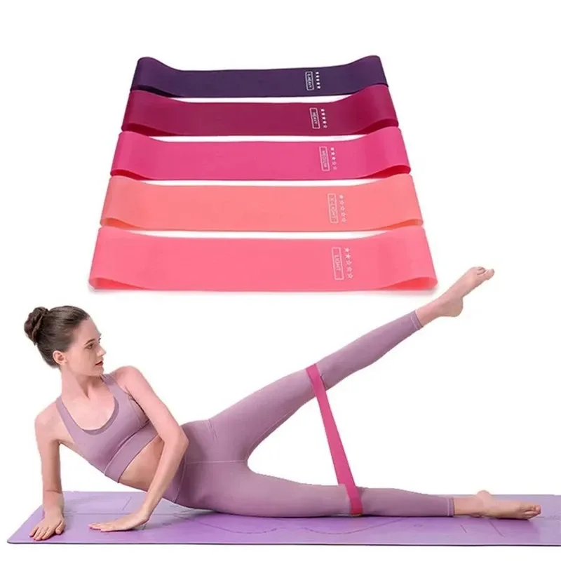 Ensemble de bandes de résistance en latex pour l'entraînement musculaire, le yoga et le fitness, à la maison et en voyage 2