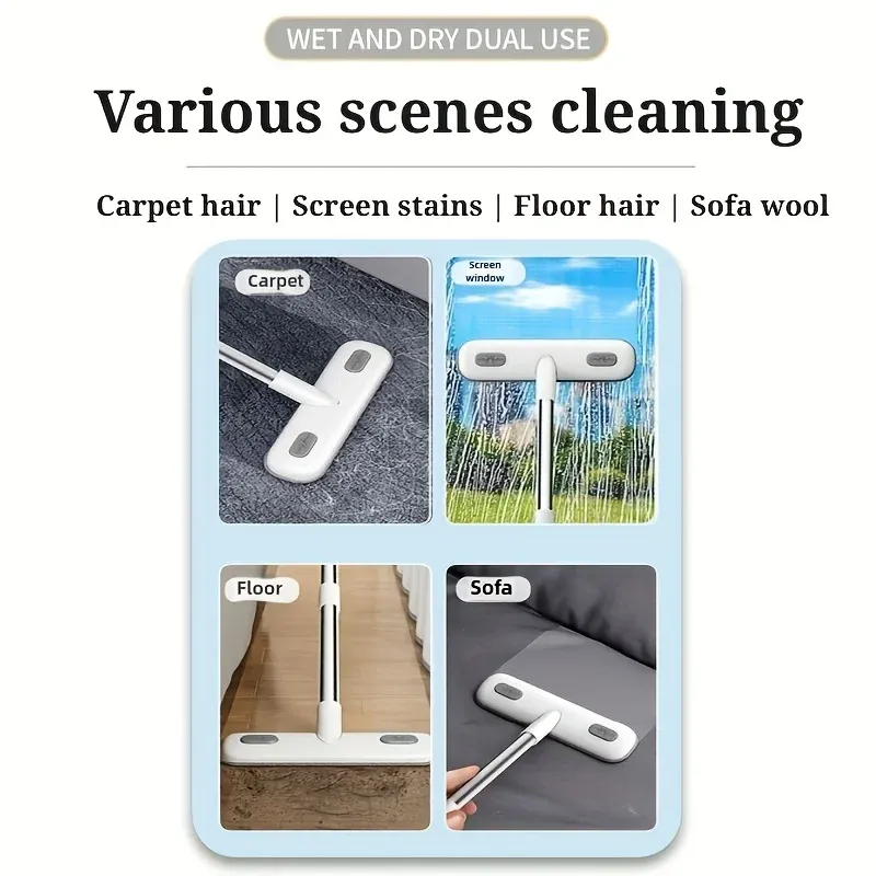 Brosse magique avec tête réglable pour vitres et écrans
