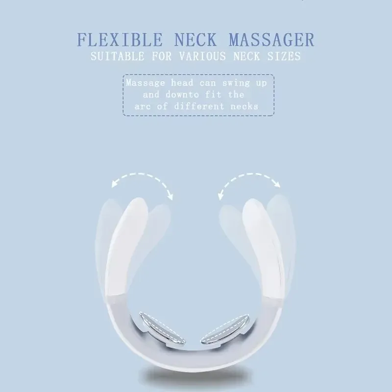Masseur de cou rechargeable F2, appareil de massage portable à vibrations pour la détente des muscles des épaules, pour un usage à domicile ou au bureau 5