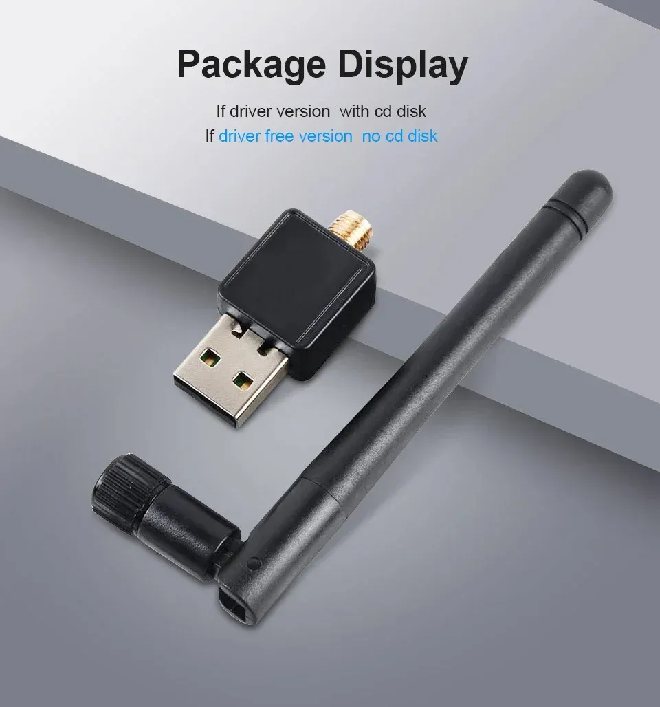 Adaptateur USB Wi-Fi, détail de l'antenne