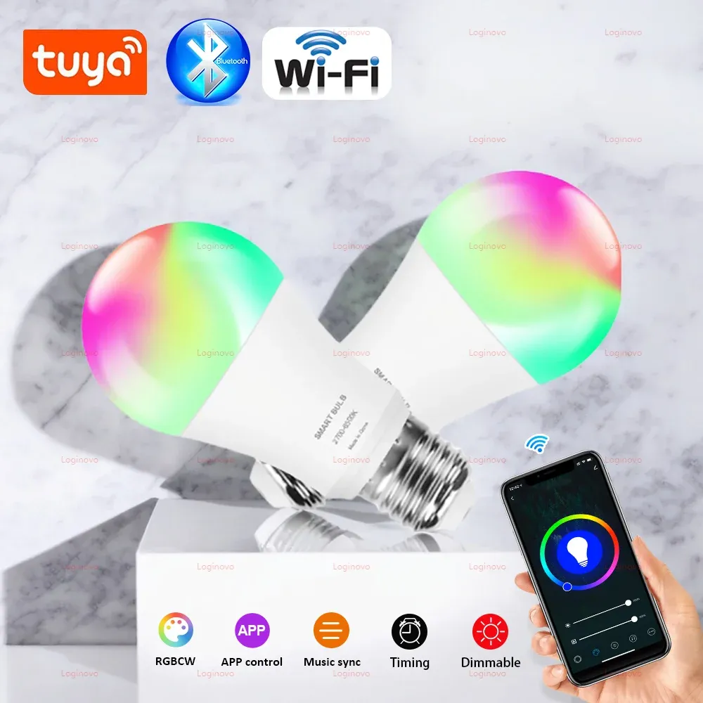 Ampoule LED connectée E27 en détail