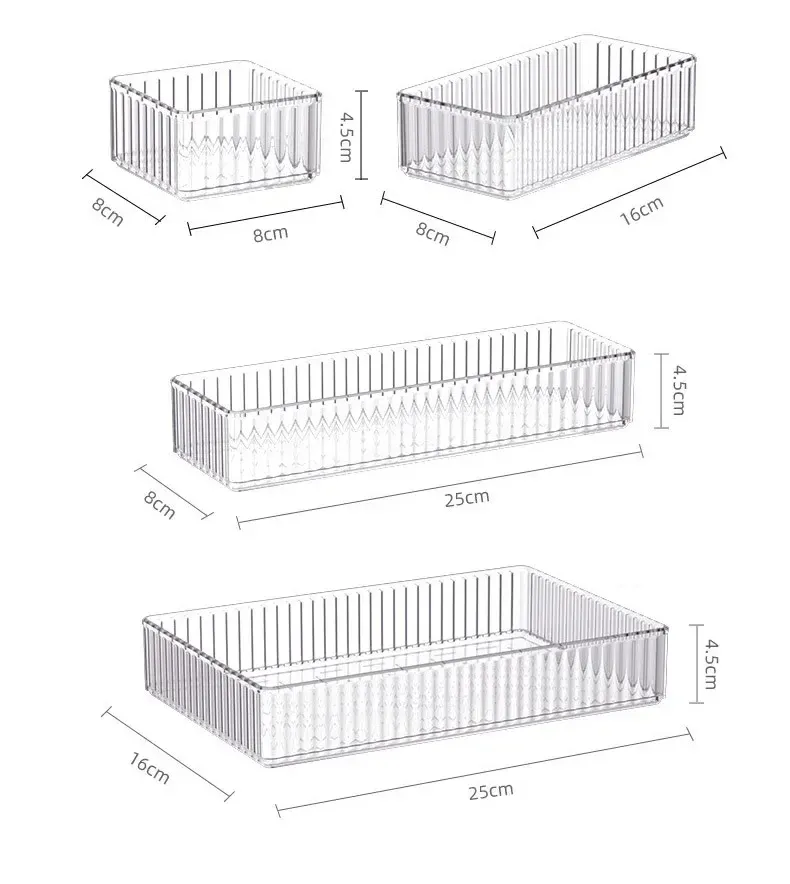 Organisateur de rangement, finition détaillée