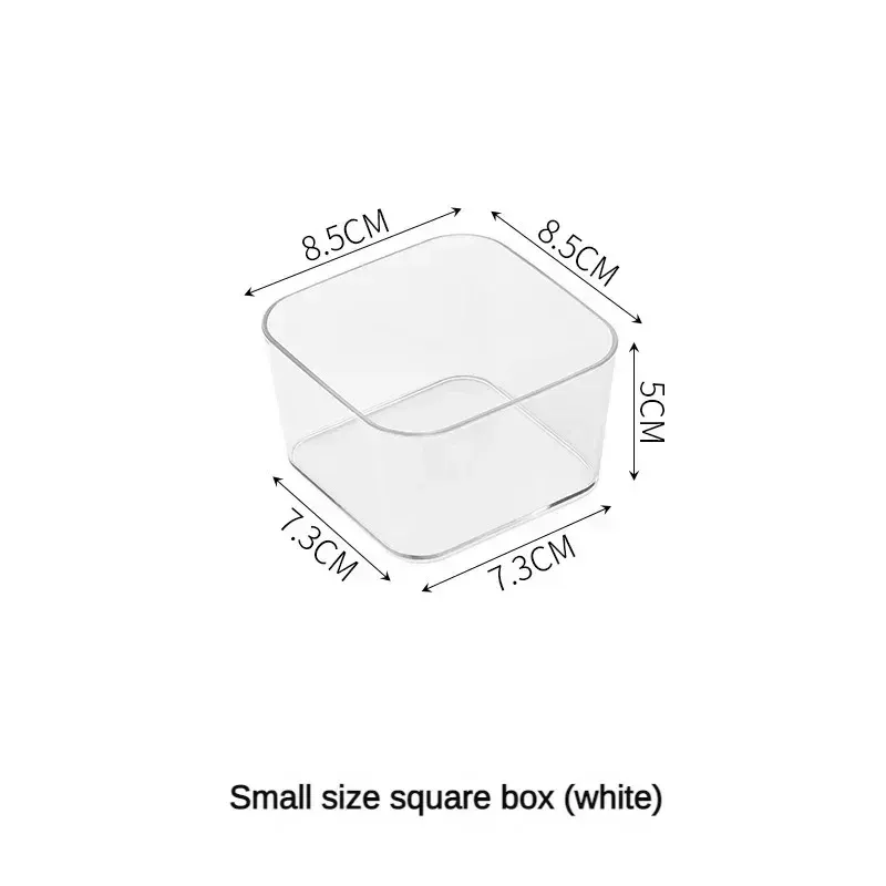 Organisateurs de tiroirs de bureau, ensemble de rangement pour salle de bain en plastique, organisateur de maquillage, boîte de rangement transparente, bacs, gadget de cuisine 12