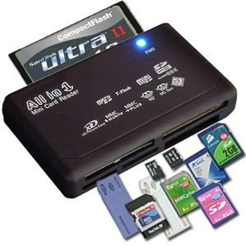 Lecteur de cartes mémoire USB, vue d'ensemble