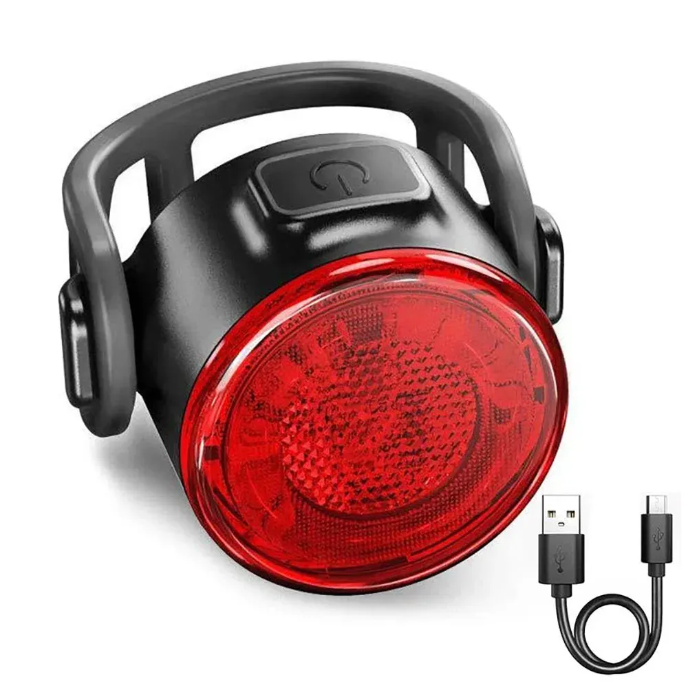 Feu de vélo rouge et blanc