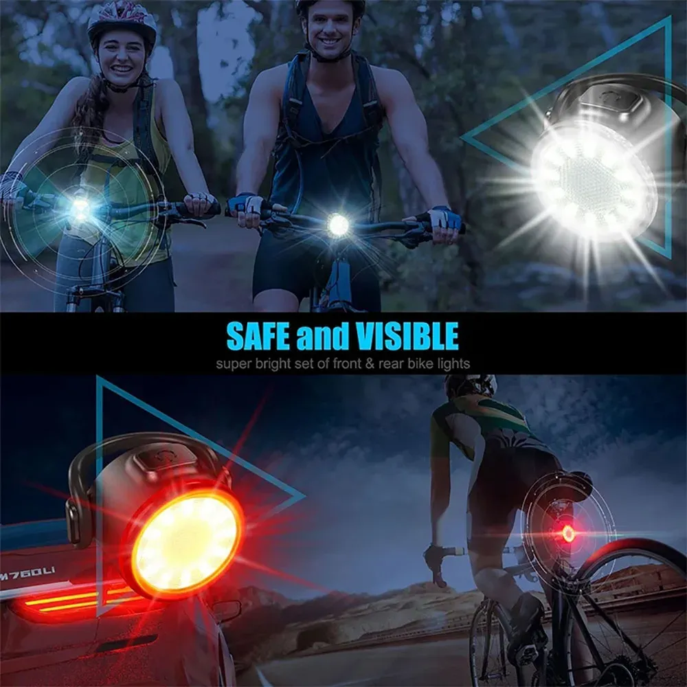 Feu de vélo fixé sur une selle
