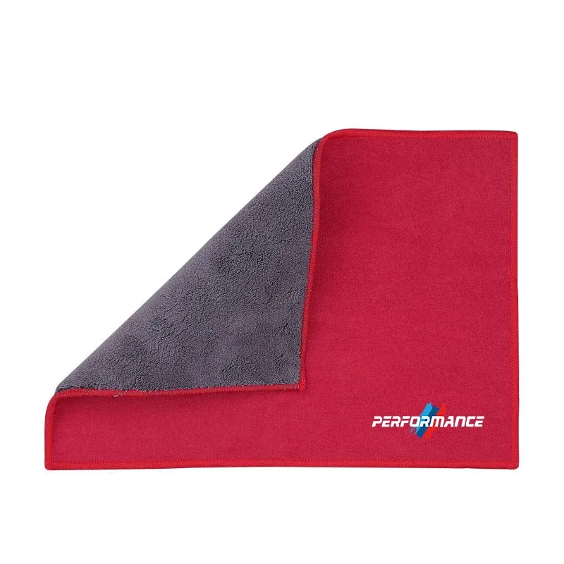 Serviette de voiture en microfibre, chiffon de nettoyage super absorbant pour BMW Performance E46 E60 E90 E39 E87 E36 E92 E70 E91 X3 X5 X1 X2 X4 X6 9