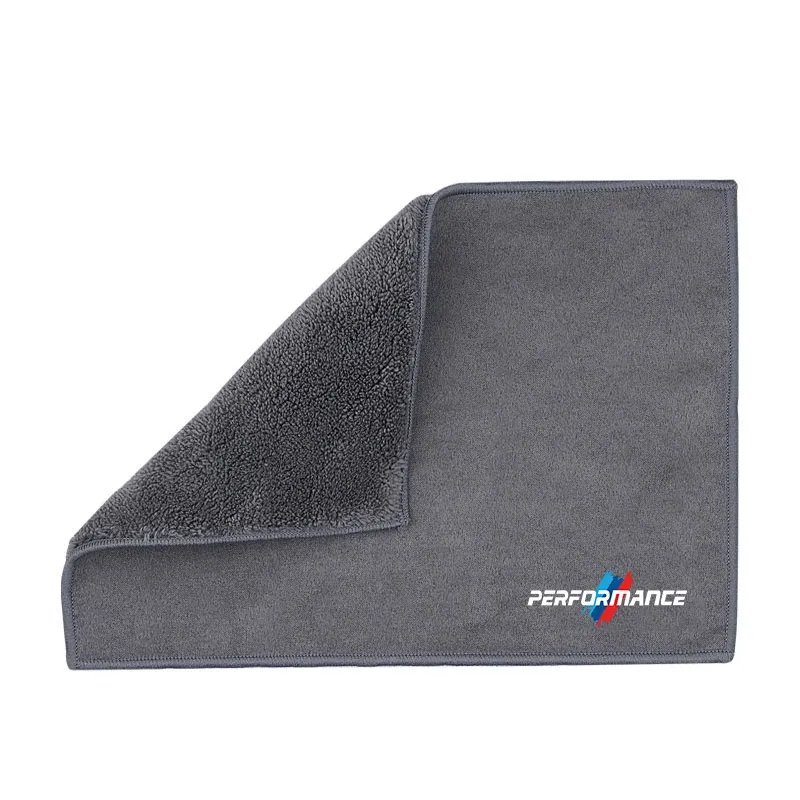Serviette de voiture en microfibre, chiffon de nettoyage super absorbant pour BMW Performance E46 E60 E90 E39 E87 E36 E92 E70 E91 X3 X5 X1 X2 X4 X6 7