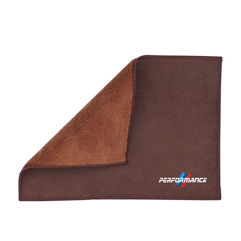 Serviette de voiture en microfibre, chiffon de nettoyage super absorbant pour BMW Performance E46 E60 E90 E39 E87 E36 E92 E70 E91 X3 X5 X1 X2 X4 X6 8