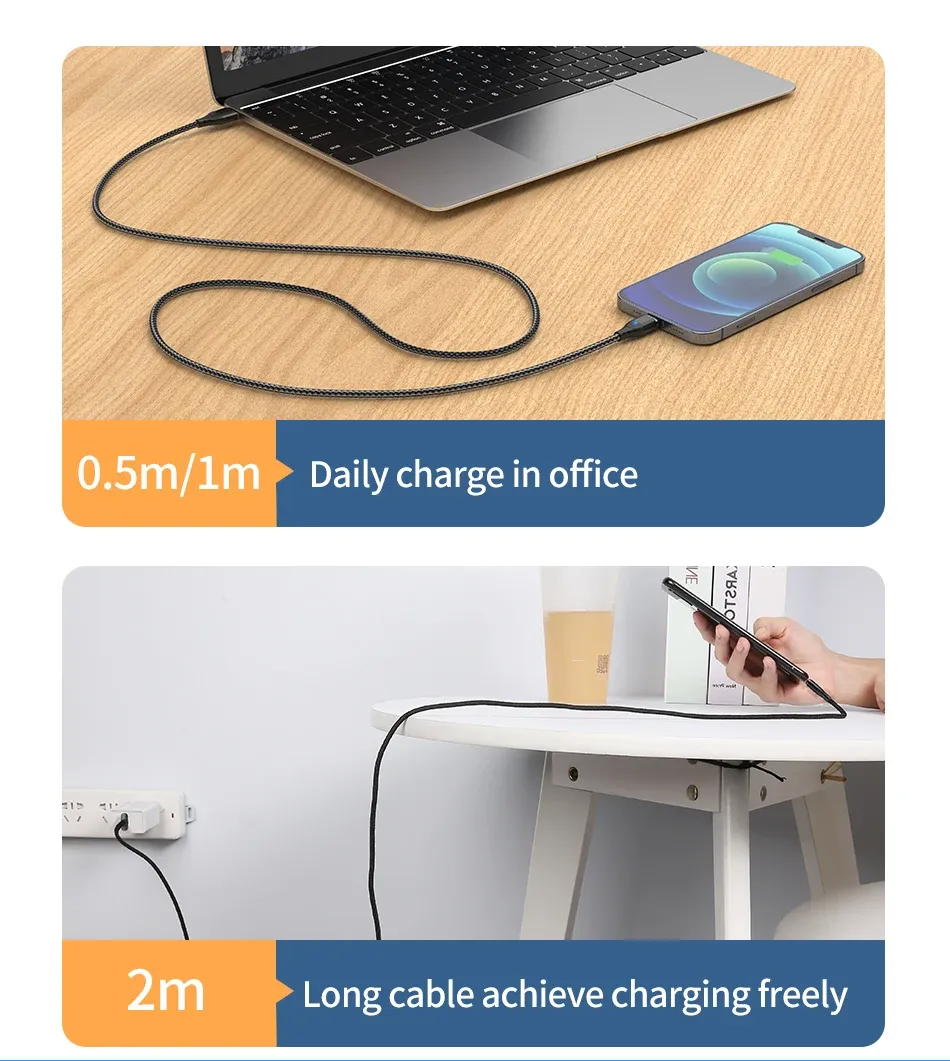 Finition et design du câble