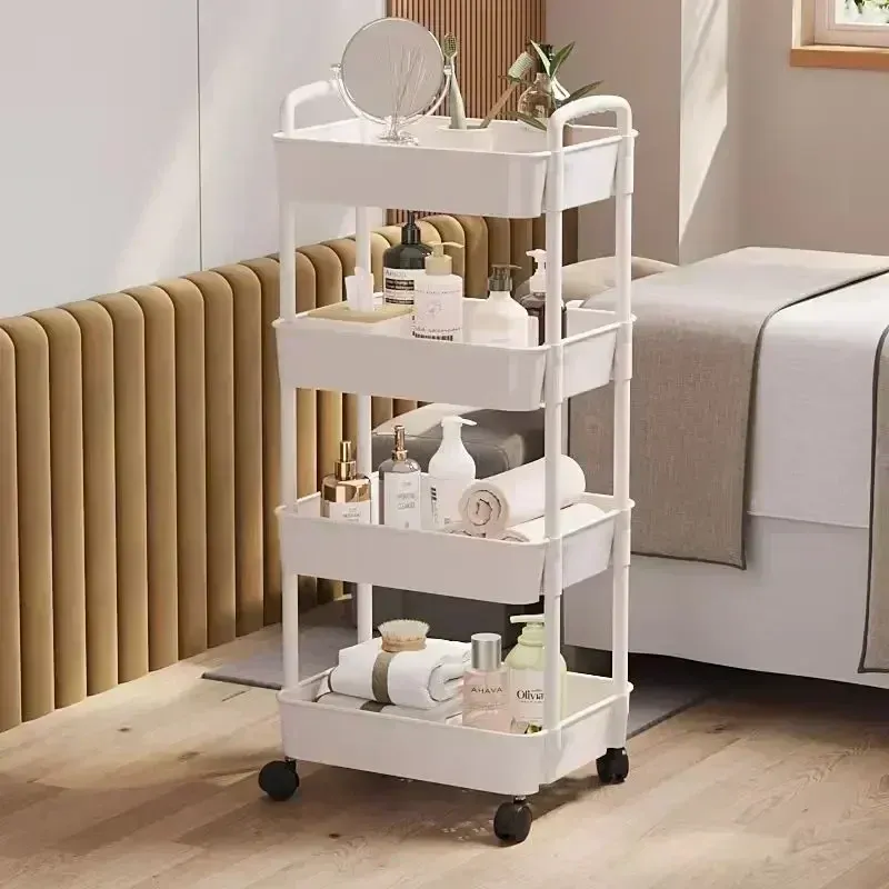 Étagère de rangement mobile sur roulettes pour cuisine, chariot à jouets et collations, étagère d'appoint de bureau 3