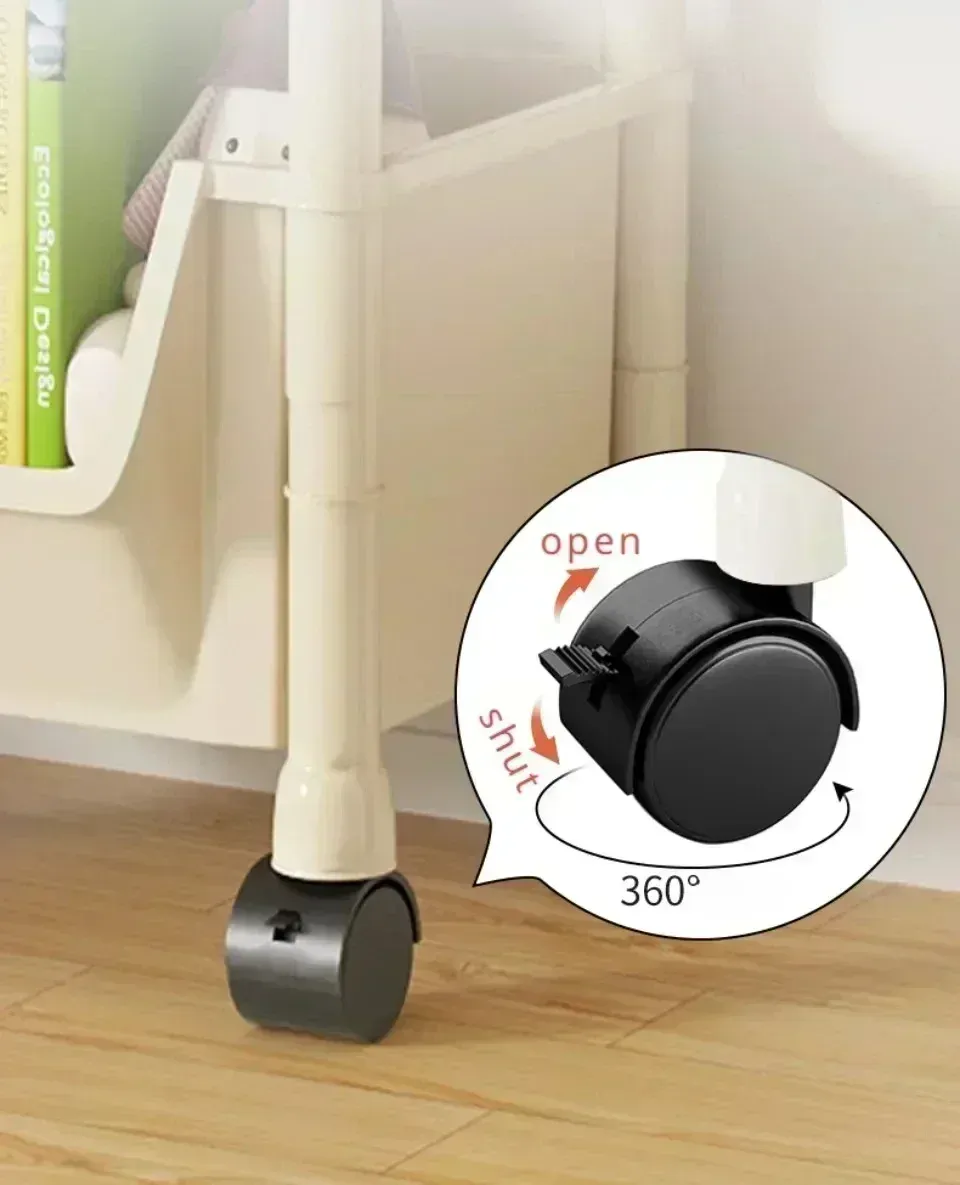 Étagère de rangement mobile, rangement de la cuisine