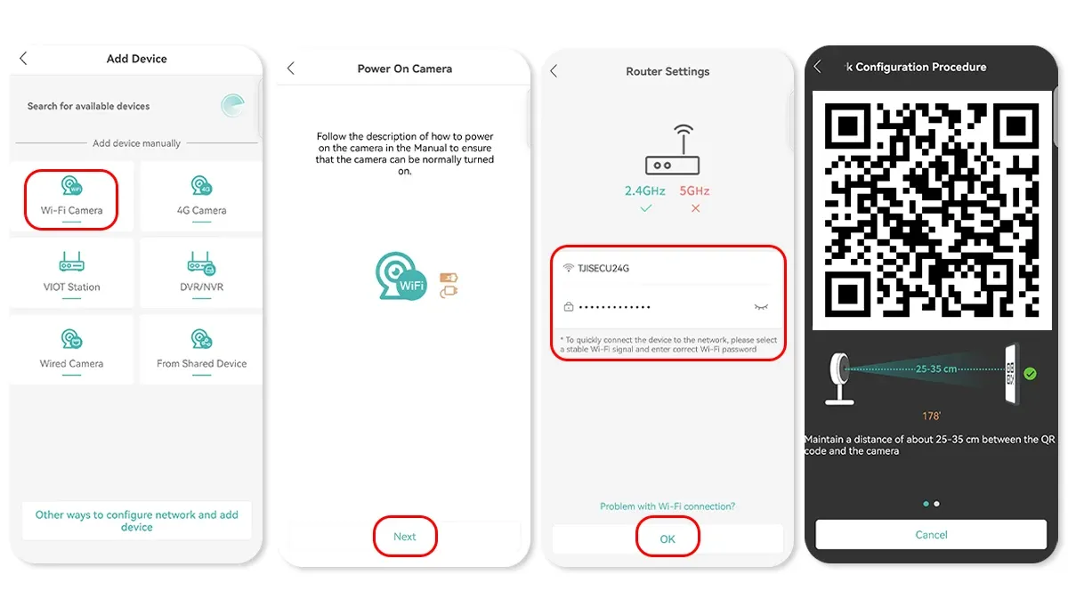 Application iCSee pour accès à distance