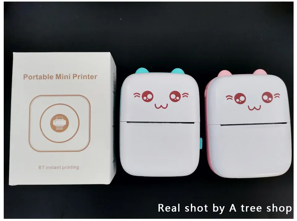 Détail du design de l'imprimante portable