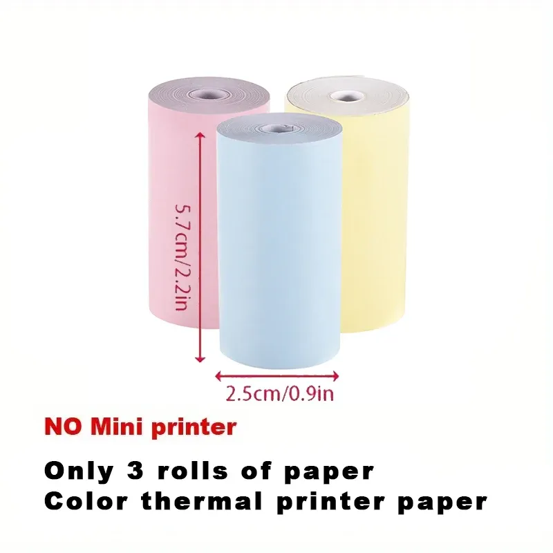 Mini imprimante thermique portable sans fil Bluetooth 203 dpi pour étiquettes, photos et mémos, avec câble USB 9