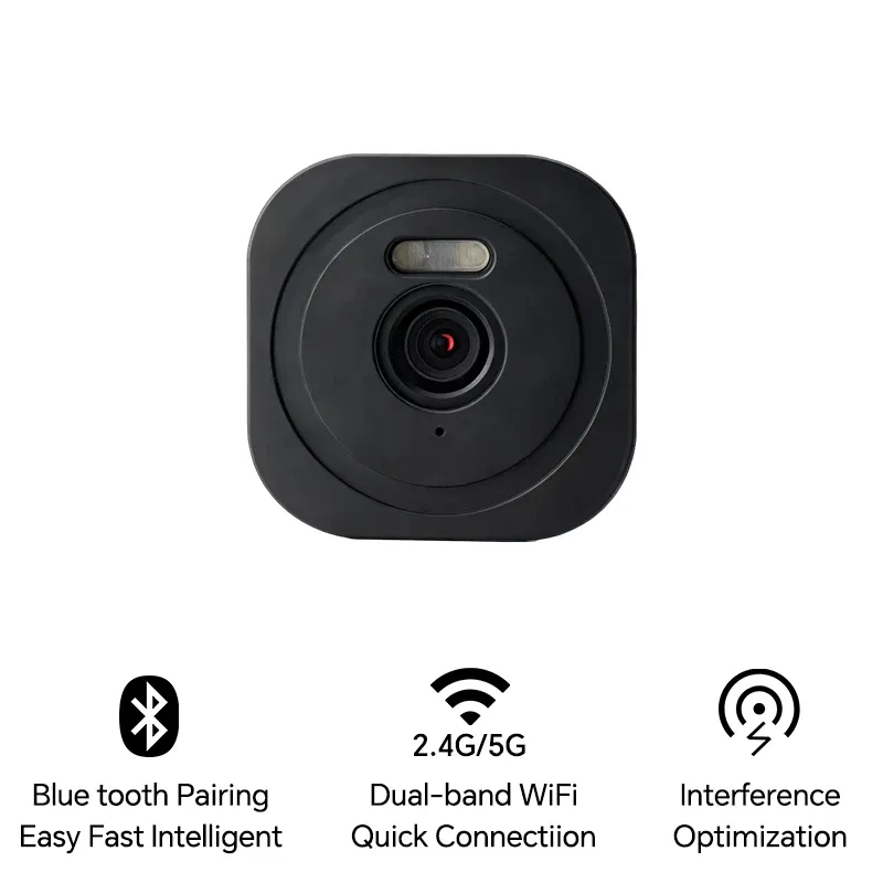 Caméra de fenêtre Tuya 3MP 2K, Wi-Fi 2,4 GHz et 5 GHz, vision nocturne couleur, détection de mouvement des personnes 7