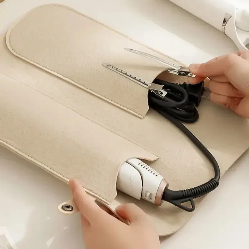 Sac de rangement pour outils de coiffure, finition