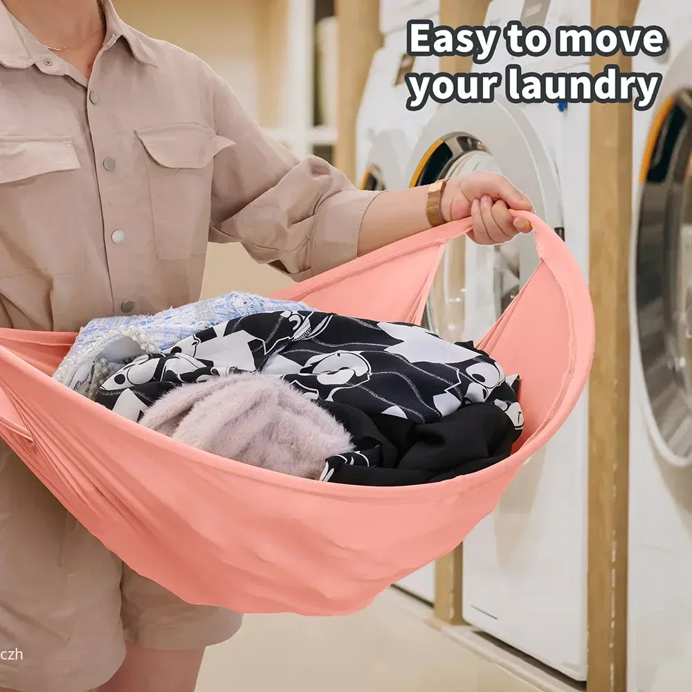 Panier à Linge Pliable et Portable, Panier de Rangement pour Vêtements Sales, Panier à Linge Pop-up 4