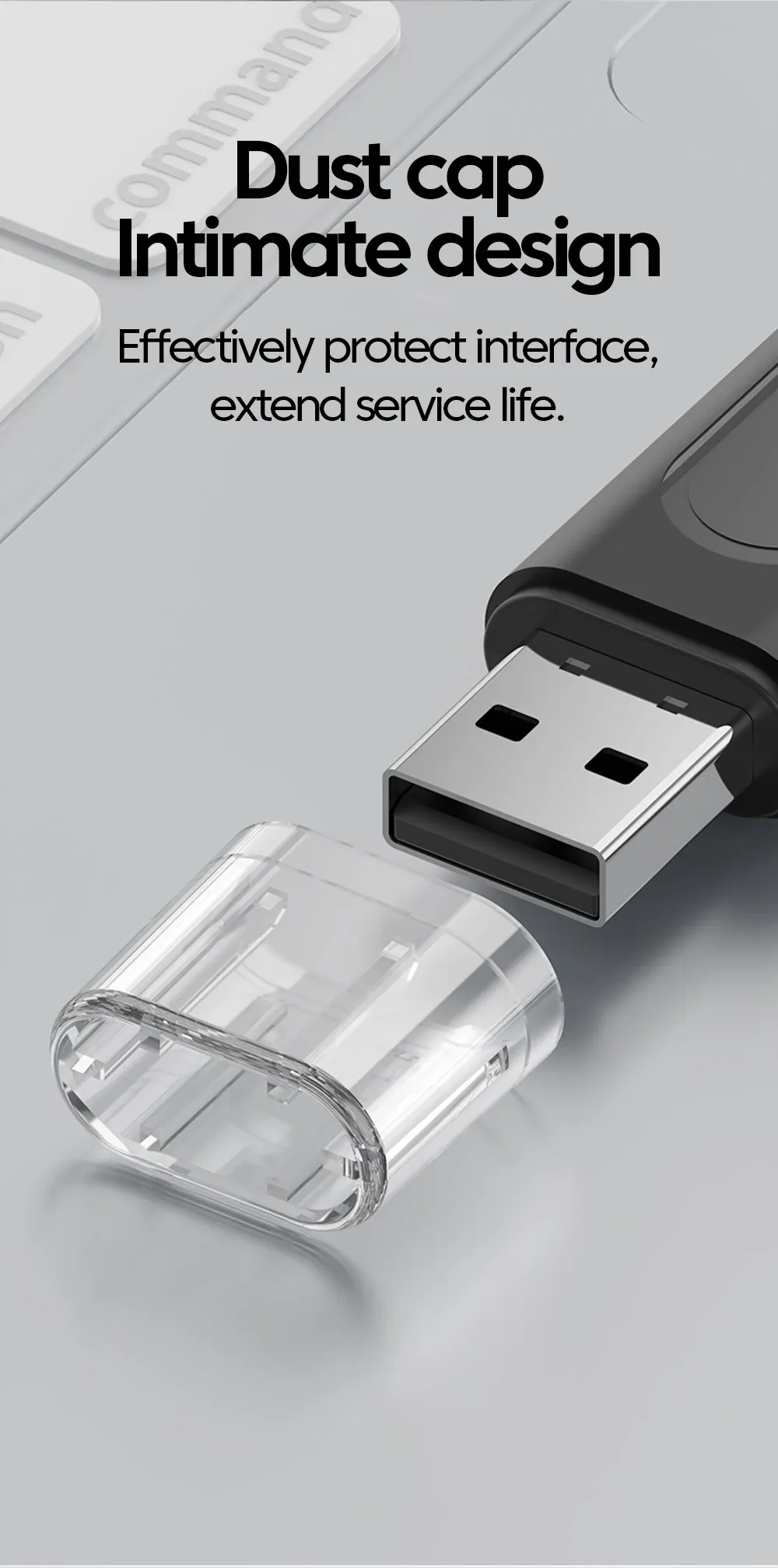 Lecteur de carte USB Type-C en situation d'utilisation