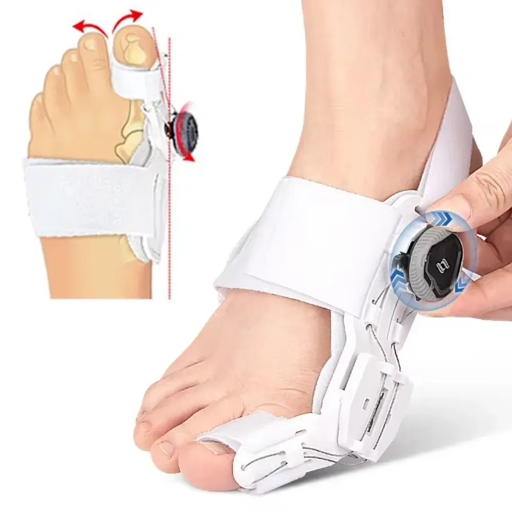 Correcteur d'orteil réglable et rotatif pour hallux valgus 2